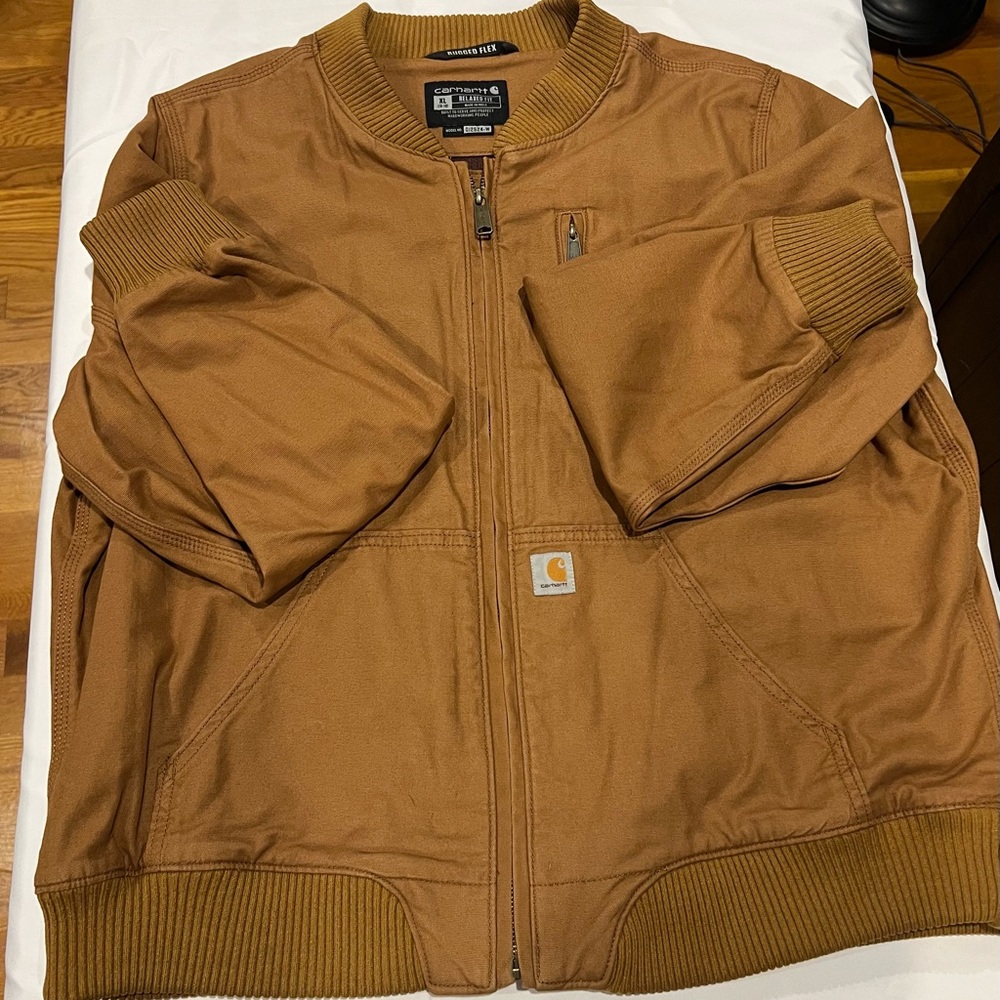 WOMEN'S BOMBER JACKET - RELAXED FIT - RUGGED FLEX sz XL
